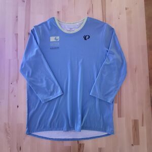Pearl IzumI Pivot Cycles Mens Cycleing Jersey 3/4 Sleeve Large Blue